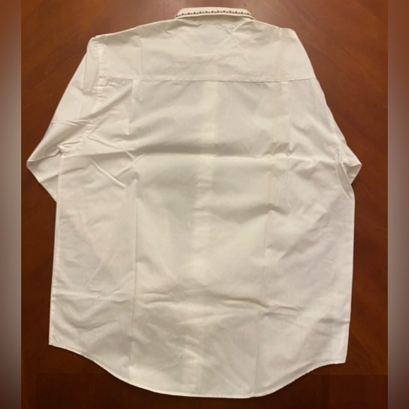 Embroidered Women’s Button Down Shirt LARGE White - Picture 3 of 10